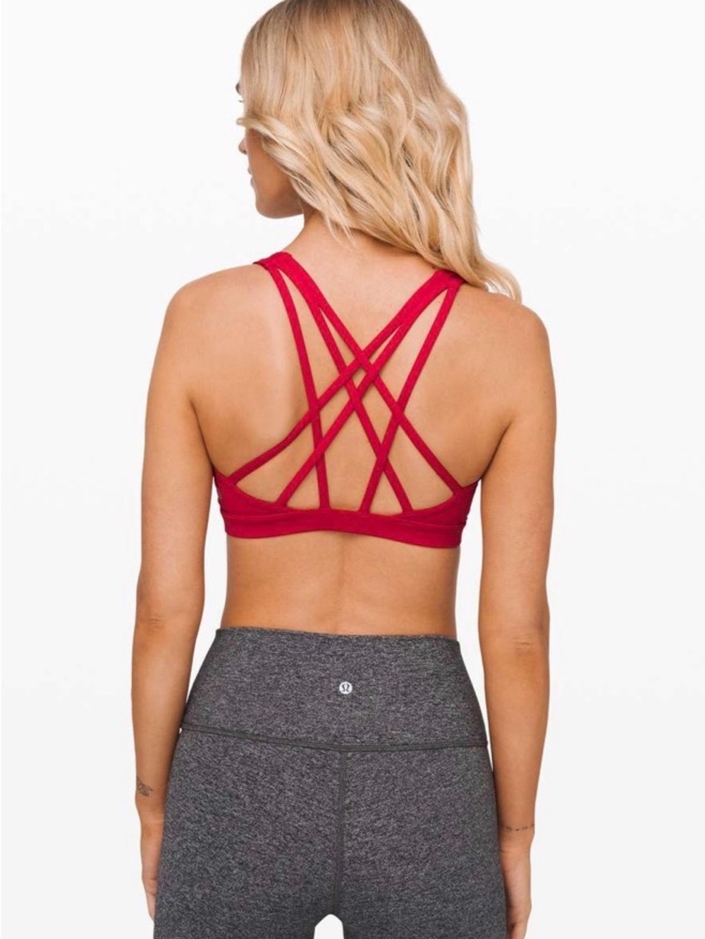 lululemon athletica Free To Be Serene Bra in Dark Red